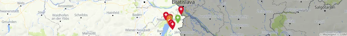 Map view for Pharmacies emergency services nearby Pama (Neusiedl am See, Burgenland)